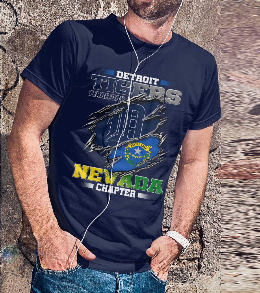 Detroit Tigers Territory Nevada Chapter T-Shirt