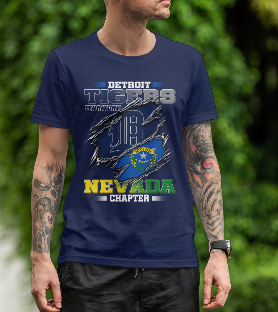 Detroit Tigers Territory Nevada Chapter T-Shirt