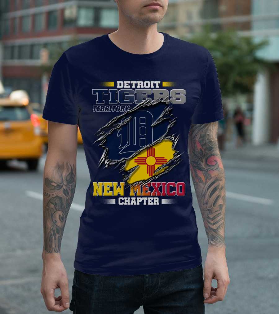 Detroit Tigers Territory New Mexico Chapter T-Shirt