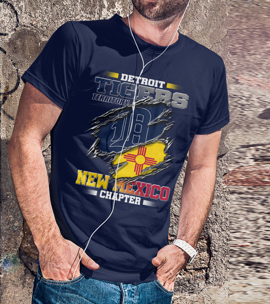 Detroit Tigers Territory New Mexico Chapter T-Shirt