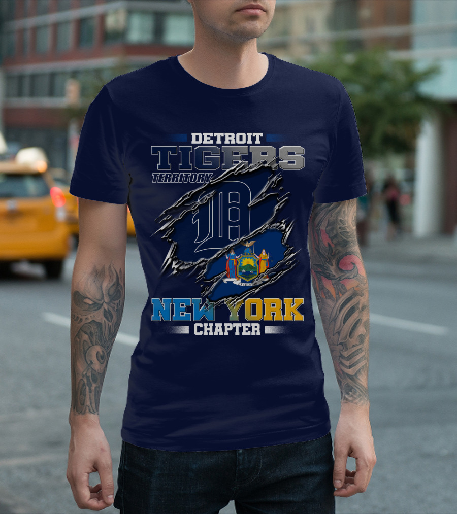 Detroit Tigers Territory New York Chapter T-Shirt