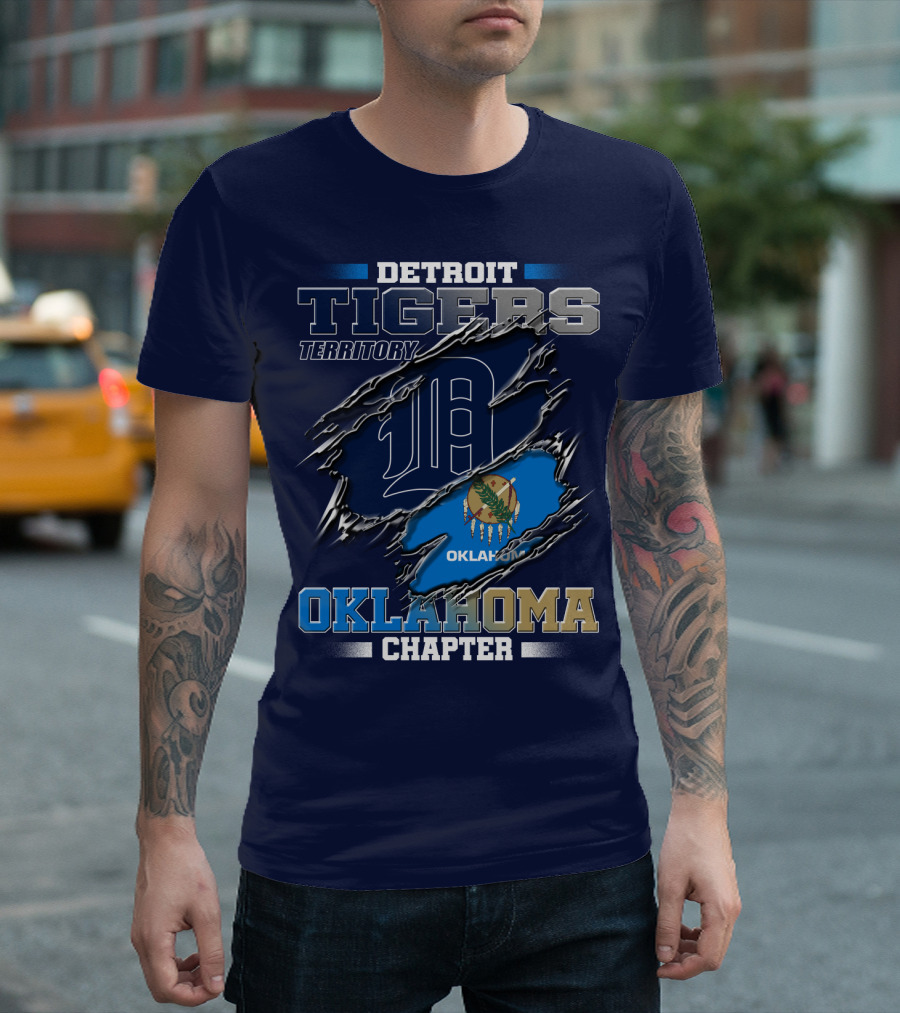 Detroit Tigers Territory Oklahoma Chapter T-Shirt