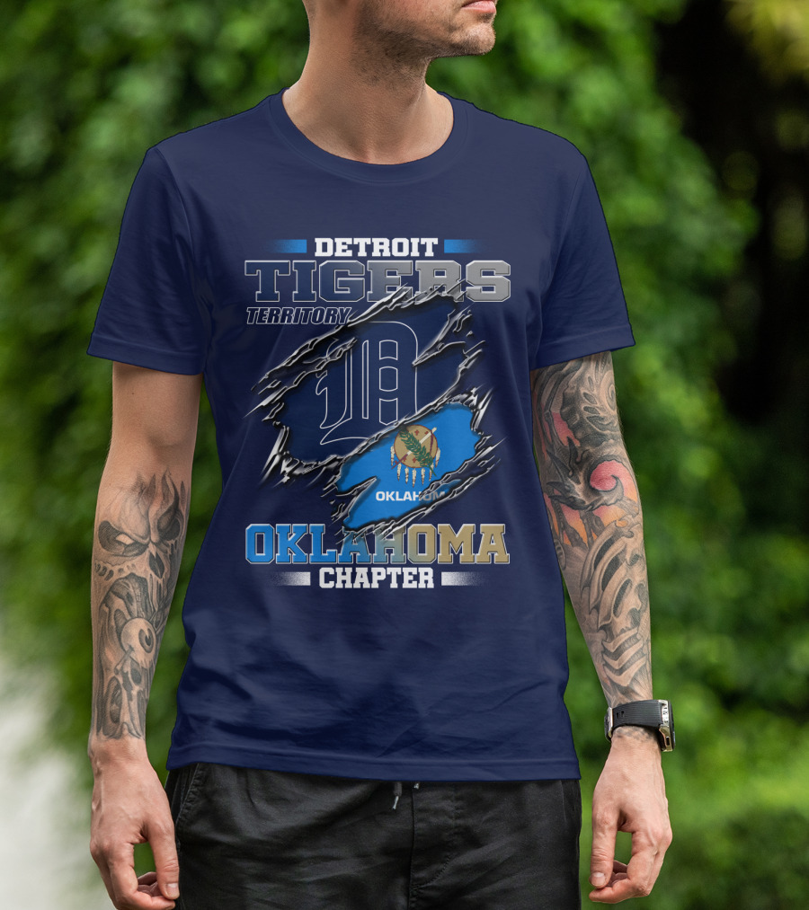 Detroit Tigers Territory Oklahoma Chapter T-Shirt