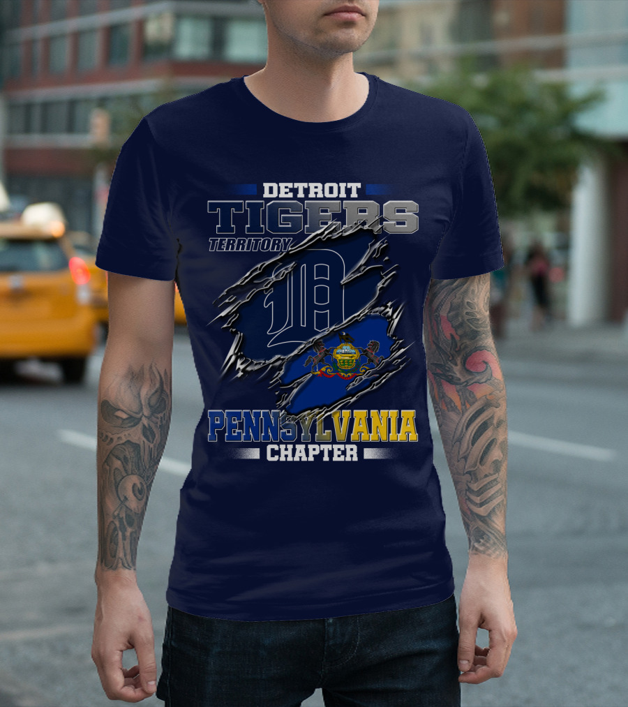 Detroit Tigers Territory Pennsylvania Chapter T-Shirt