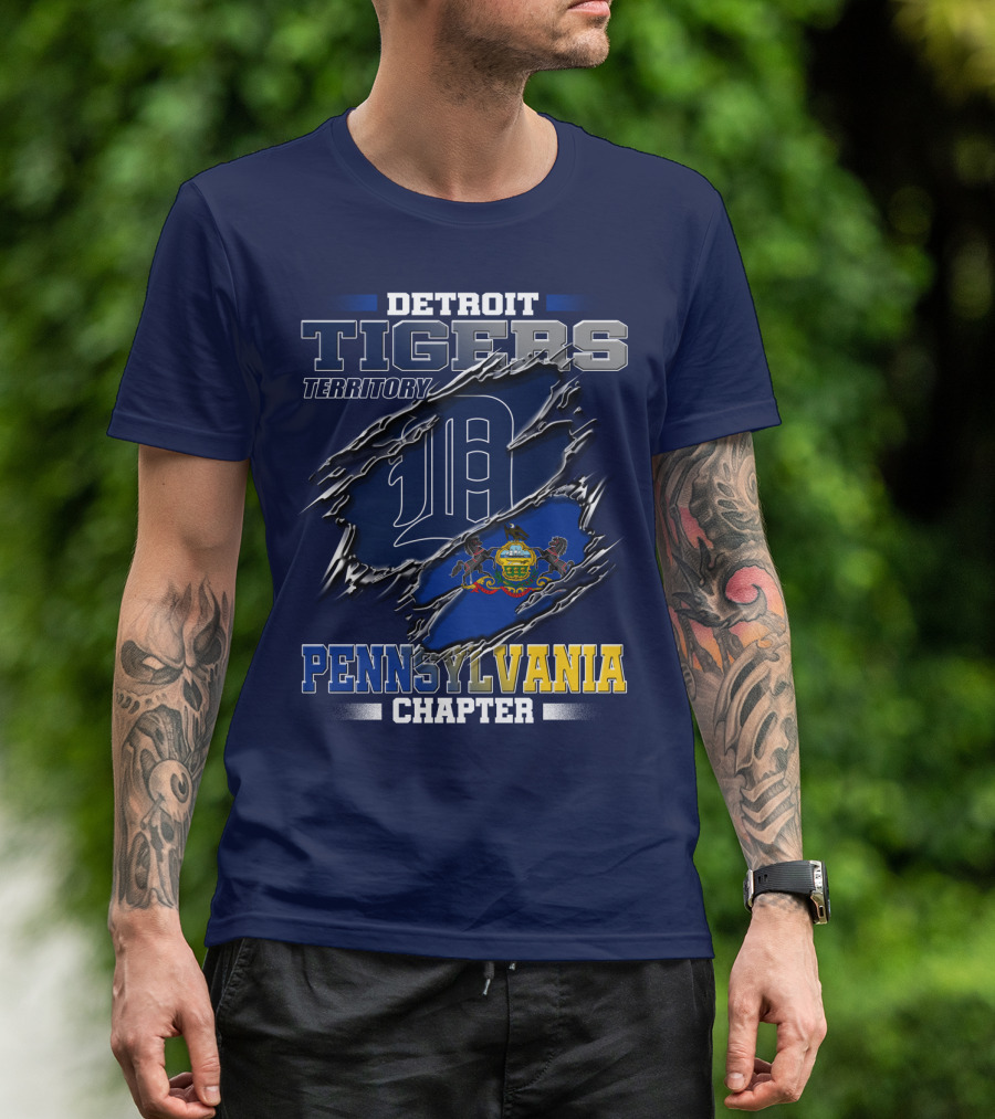 Detroit Tigers Territory Pennsylvania Chapter T-Shirt