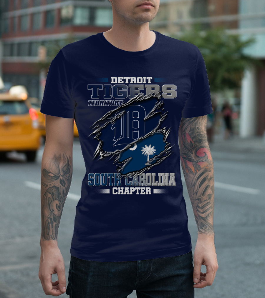 Detroit Tigers Territory South Carolina Chapter T-Shirt