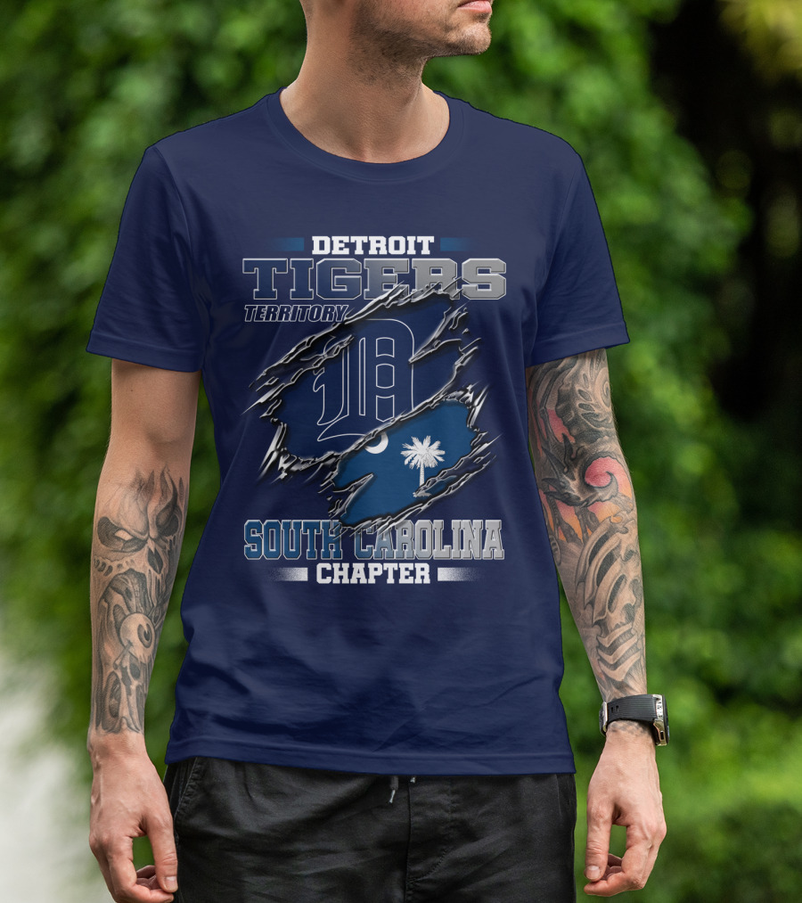 Detroit Tigers Territory South Carolina Chapter T-Shirt