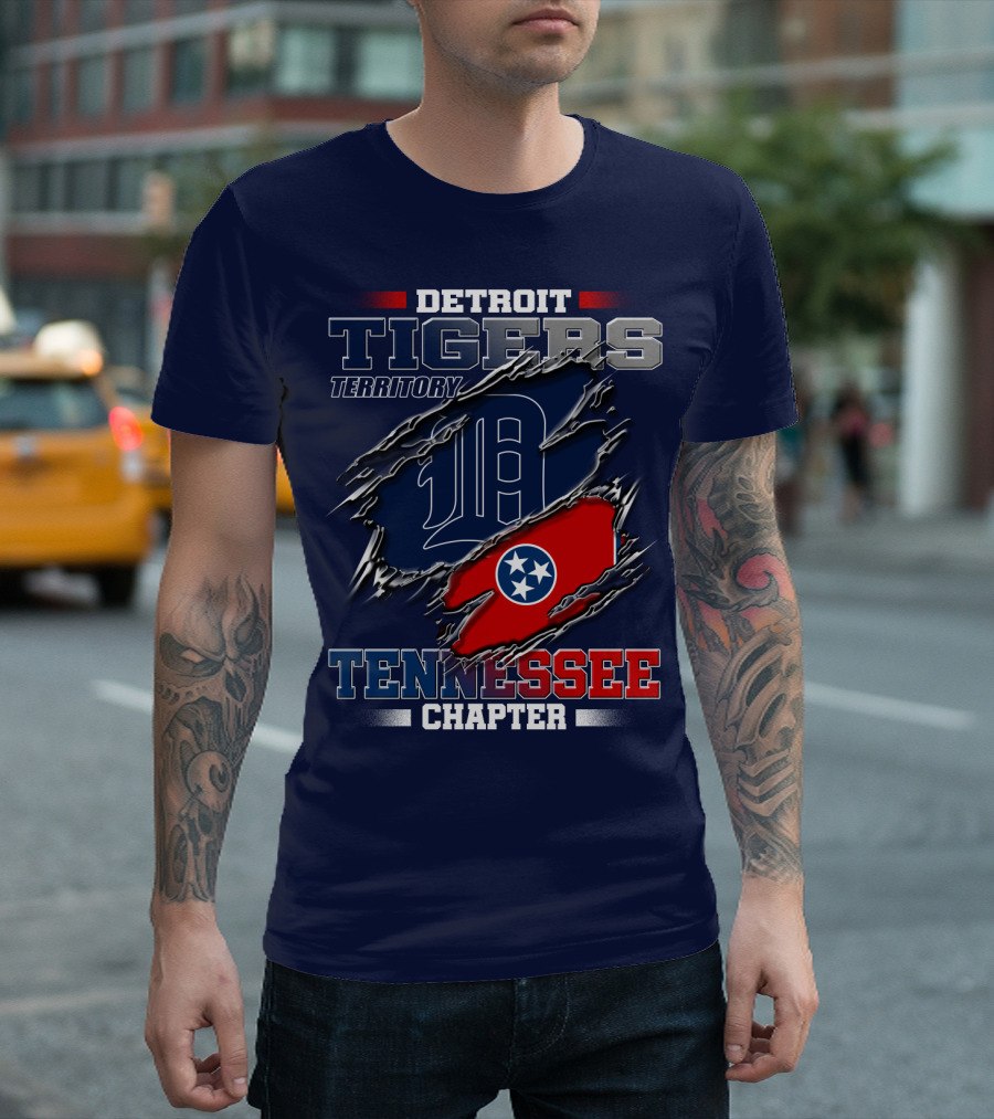 Detroit Tigers Territory Tennessee Chapter T-Shirt