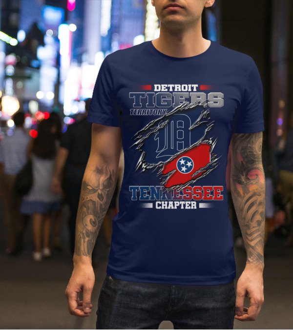 Detroit Tigers Territory Tennessee Chapter T-Shirt