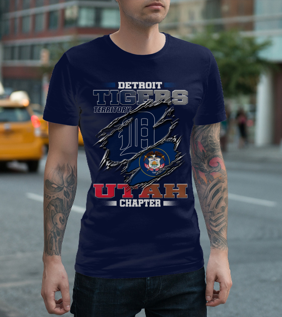 Detroit Tigers Territory Utah Chapter T-Shirt