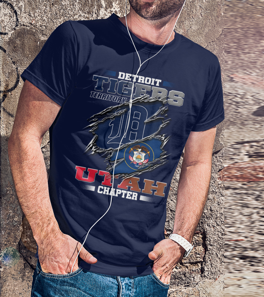 Detroit Tigers Territory Utah Chapter T-Shirt