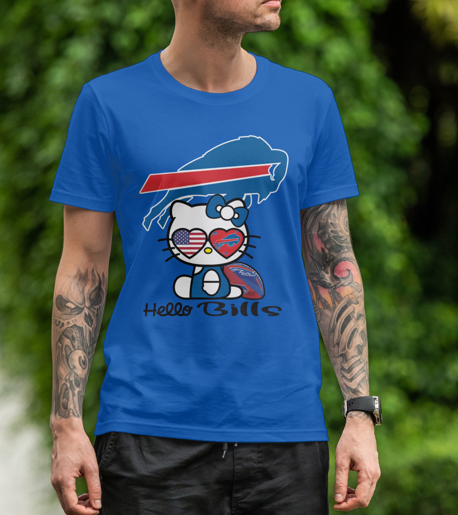 Hello Bills Buffalo Bills Football Hello Kitty T-Shirt
