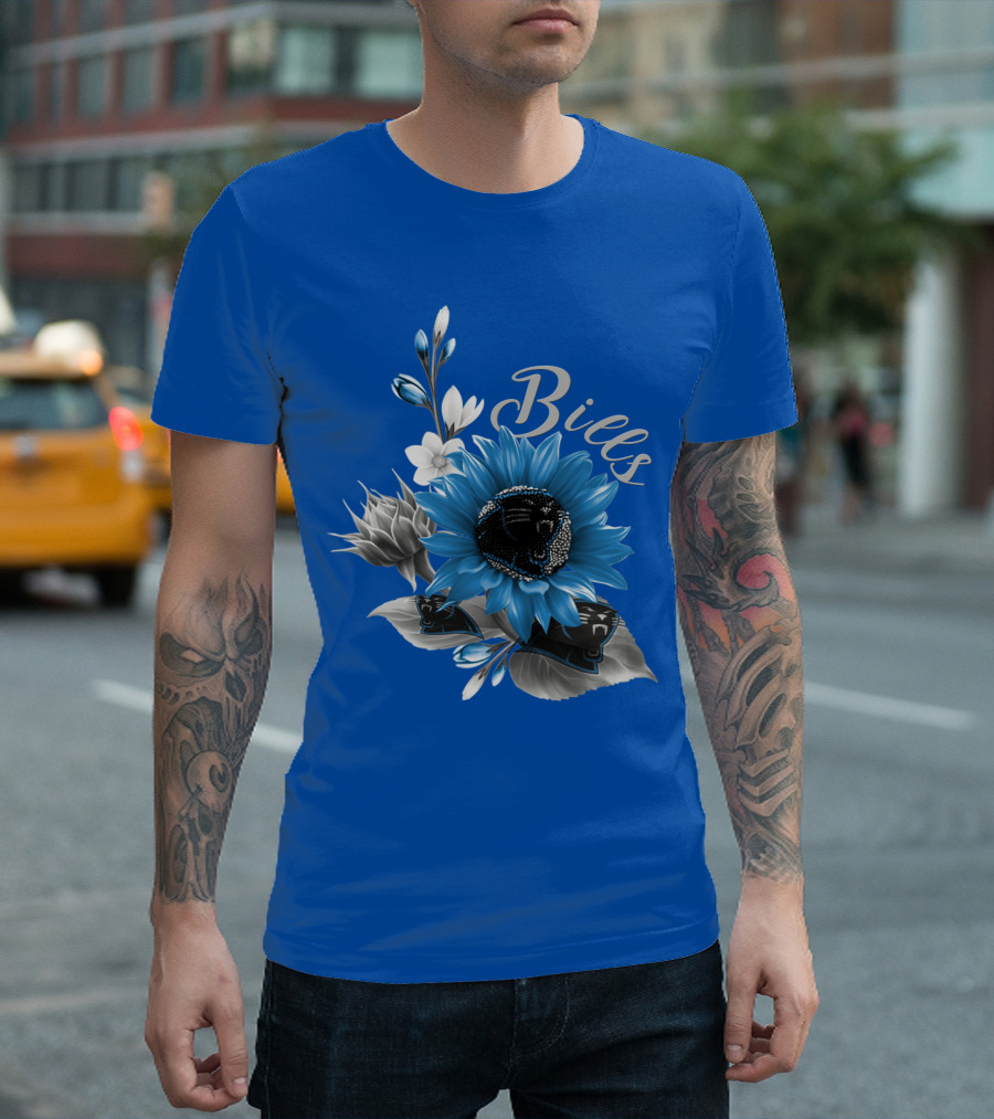 Carolina Panthers Bills Floral T-Shirt