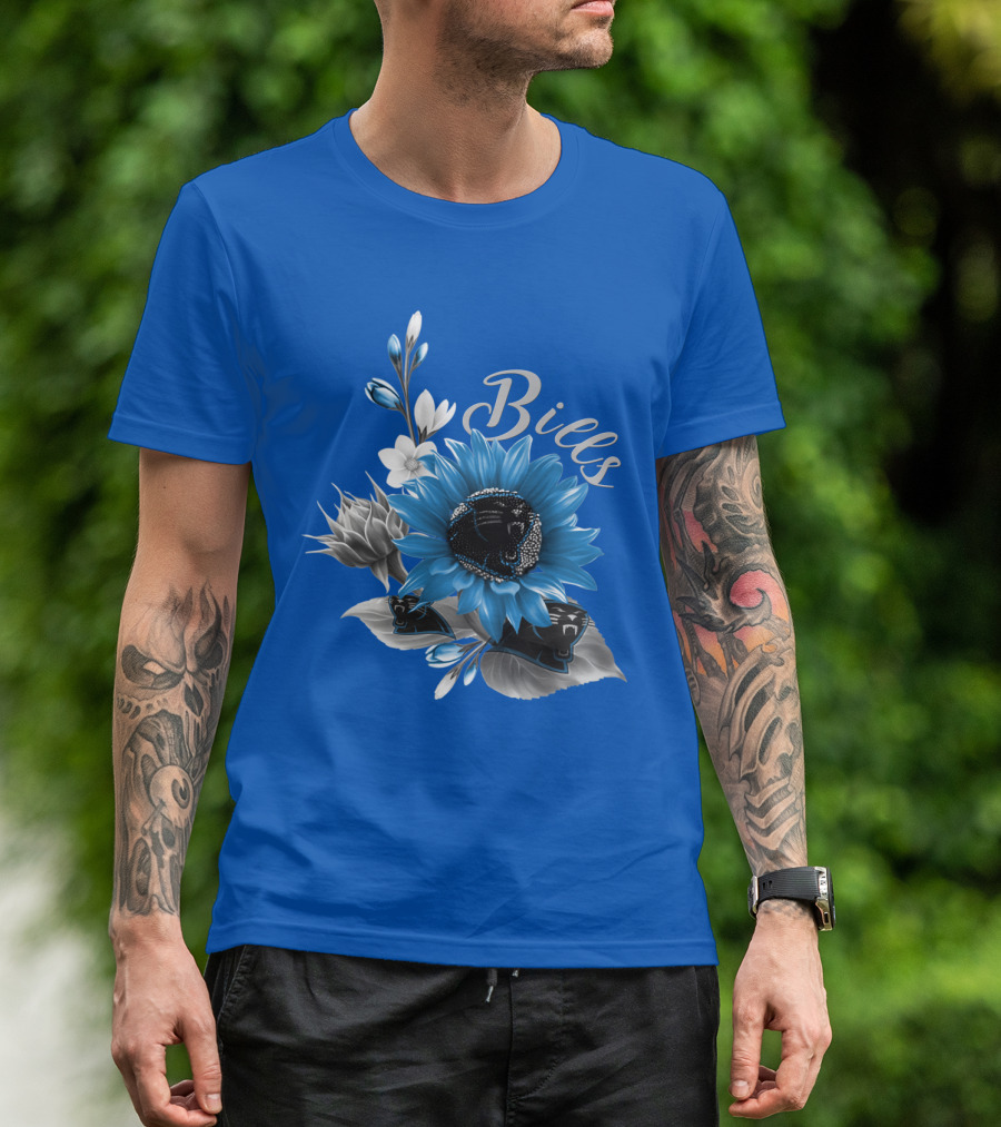 Carolina Panthers Bills Floral T-Shirt