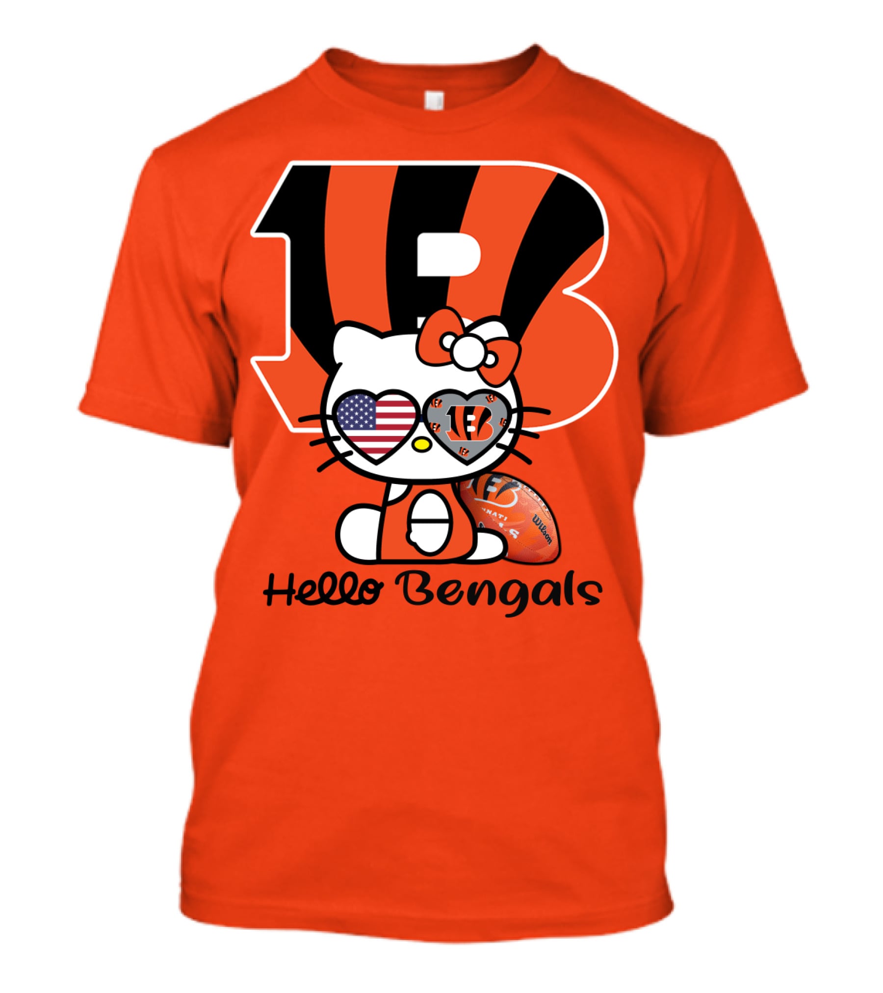 Hello Bengals Cincinnati Nfl Team T-Shirt