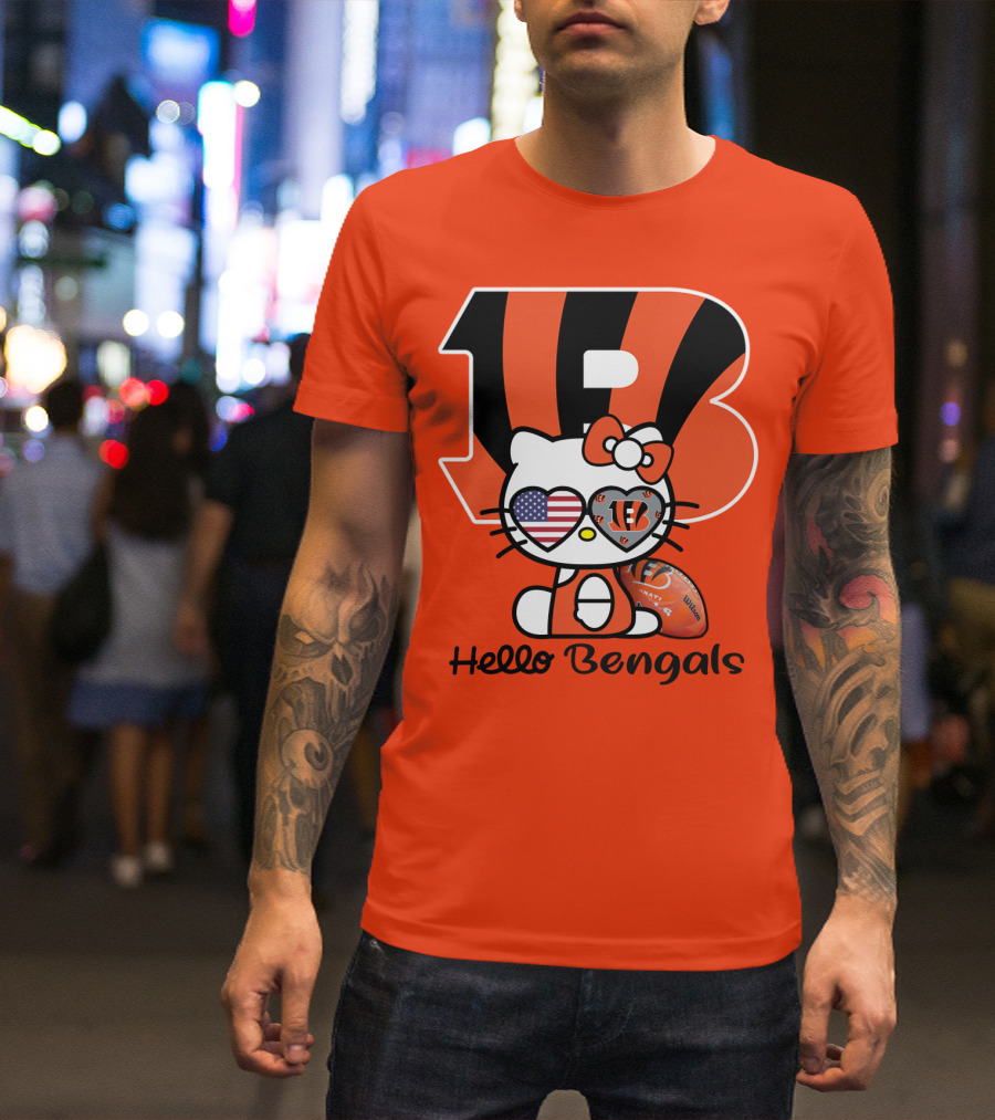 Hello Bengals Cincinnati Nfl Team T-Shirt