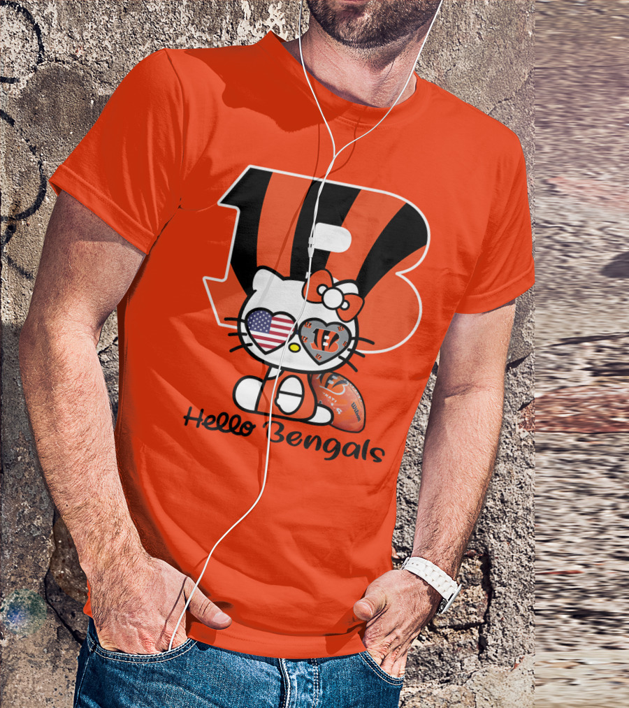 Hello Bengals Cincinnati Nfl Team T-Shirt