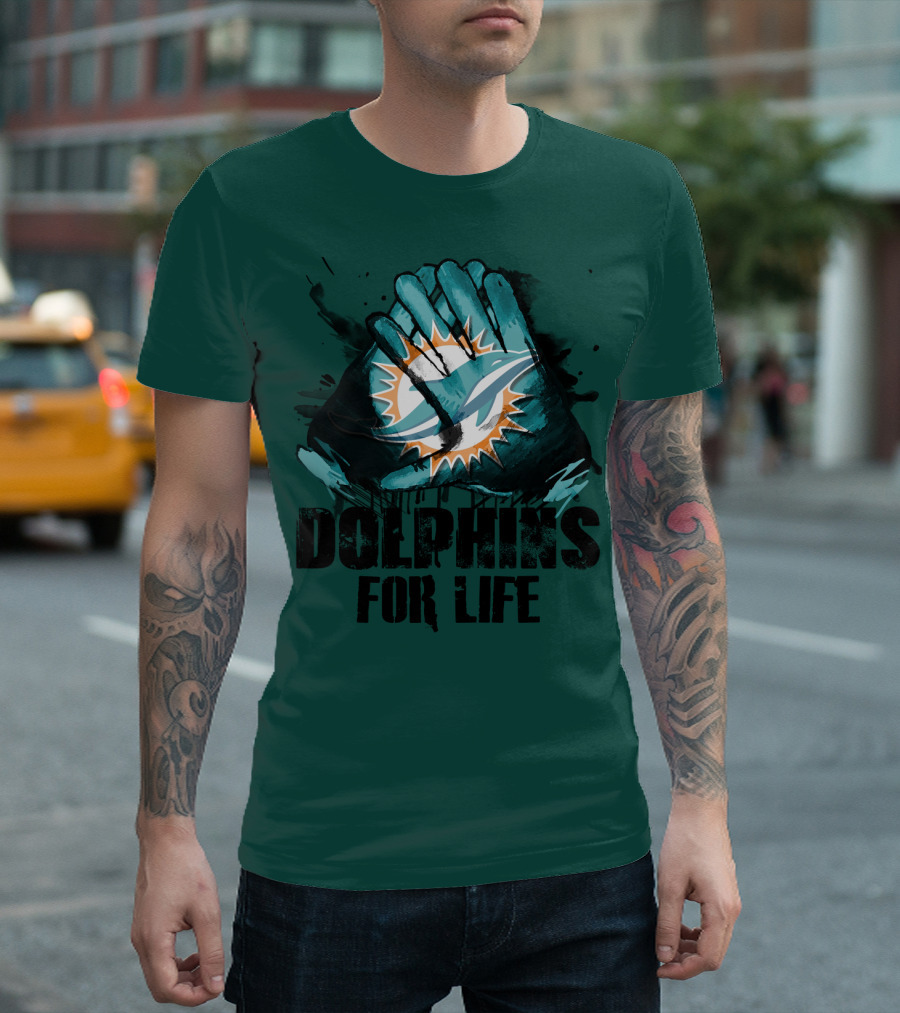 Dolphins For Life Miami Dolphins T-Shirt