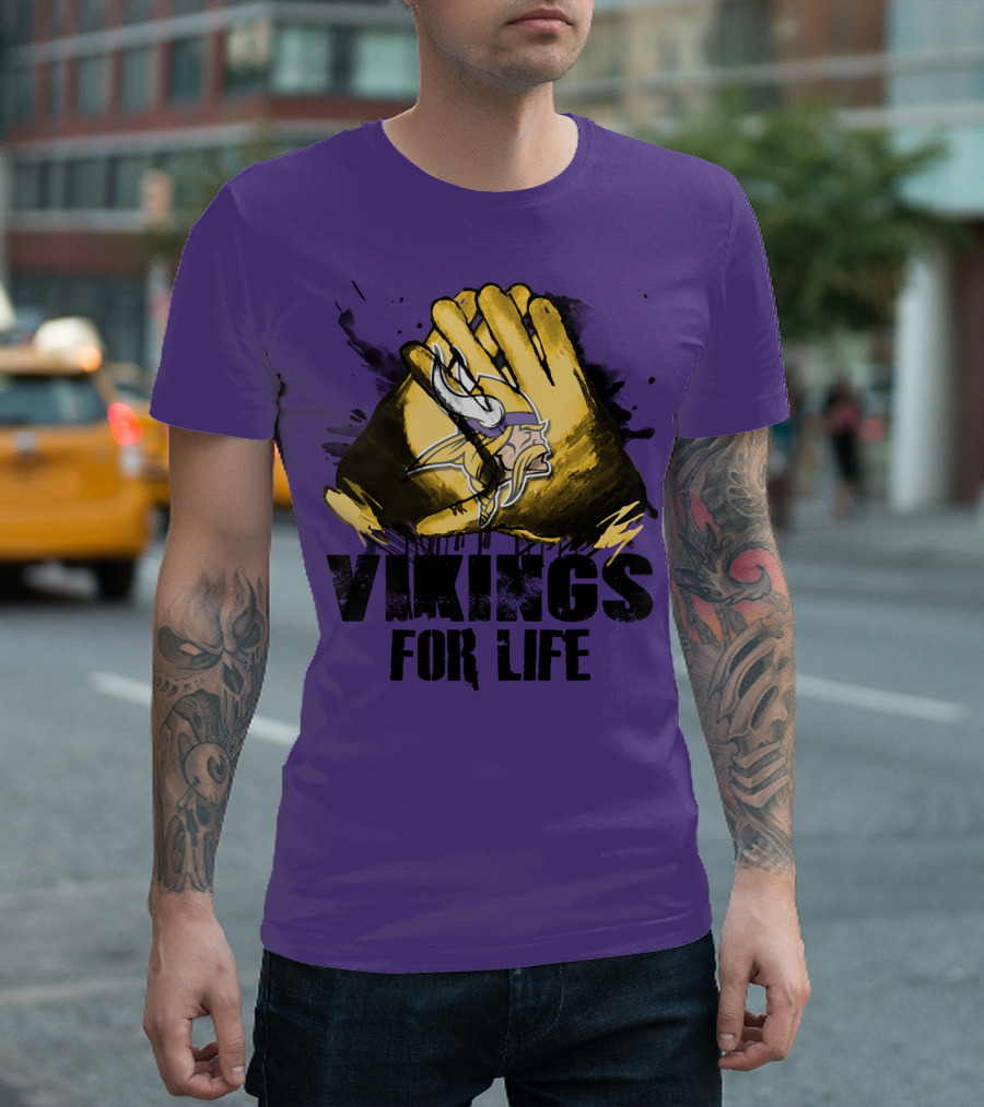 Vikings For Life Minnesota Vikings T-Shirt
