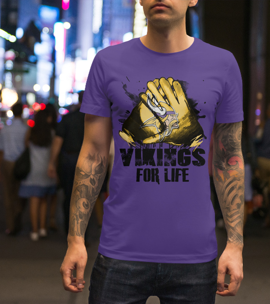 Vikings For Life Minnesota Vikings T-Shirt