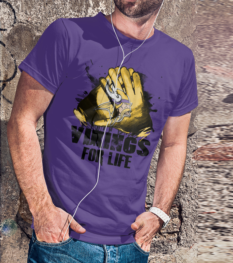 Vikings For Life Minnesota Vikings T-Shirt