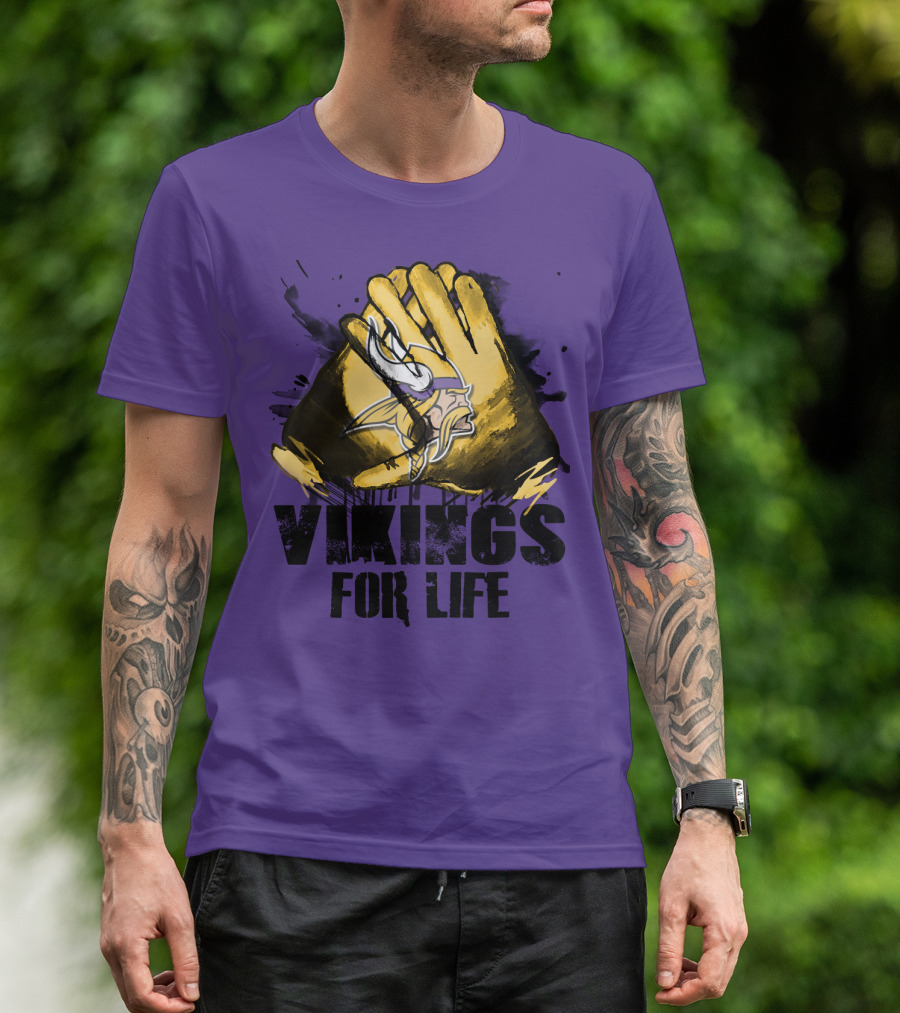 Vikings For Life Minnesota Vikings T-Shirt