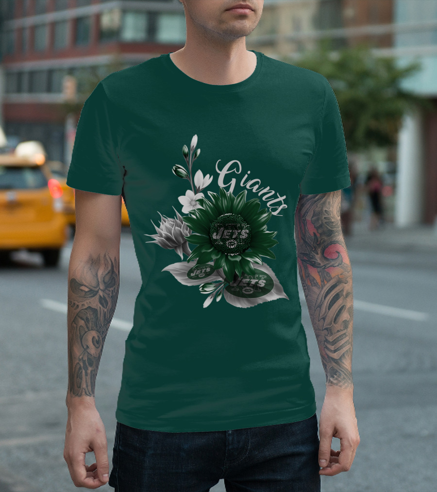 Giants Jets Floral T-Shirt