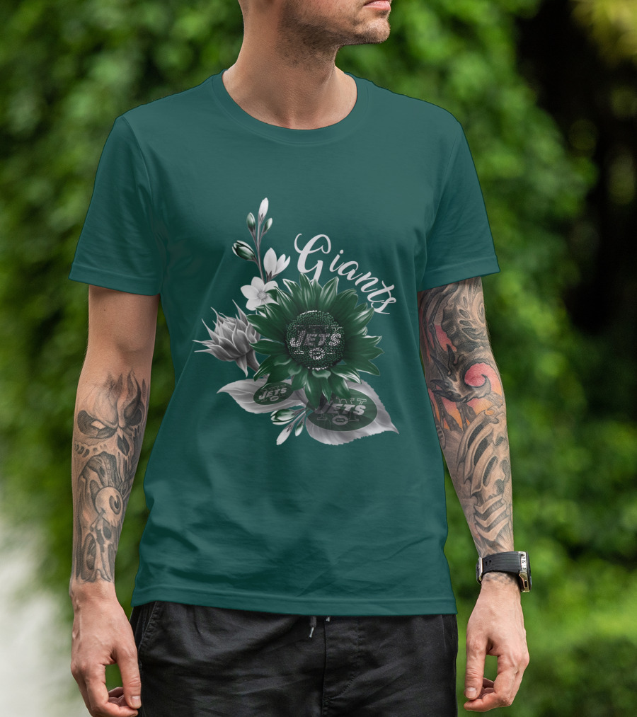Giants Jets Floral T-Shirt