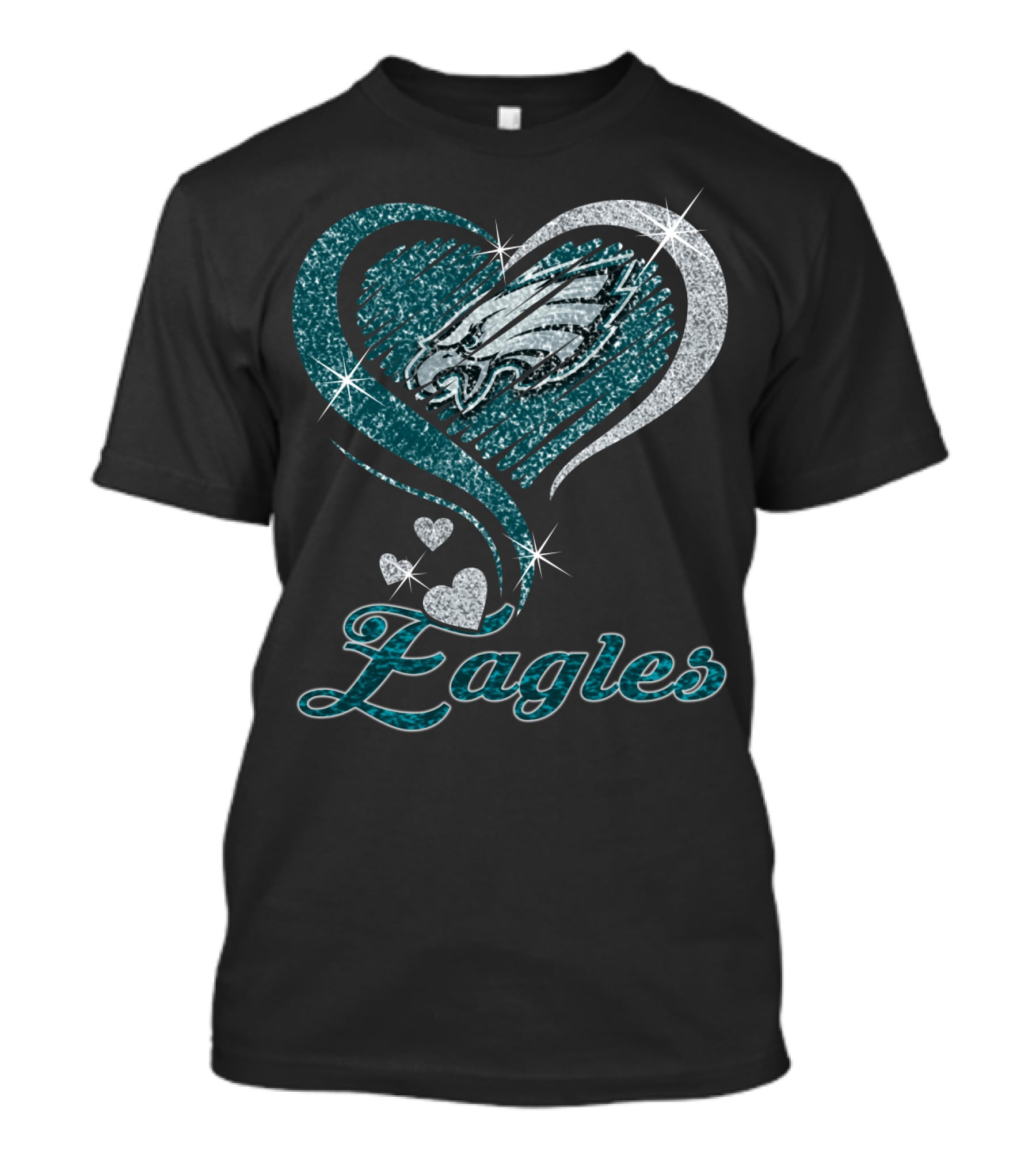 Philadelphia Eagles Heart T-Shirt