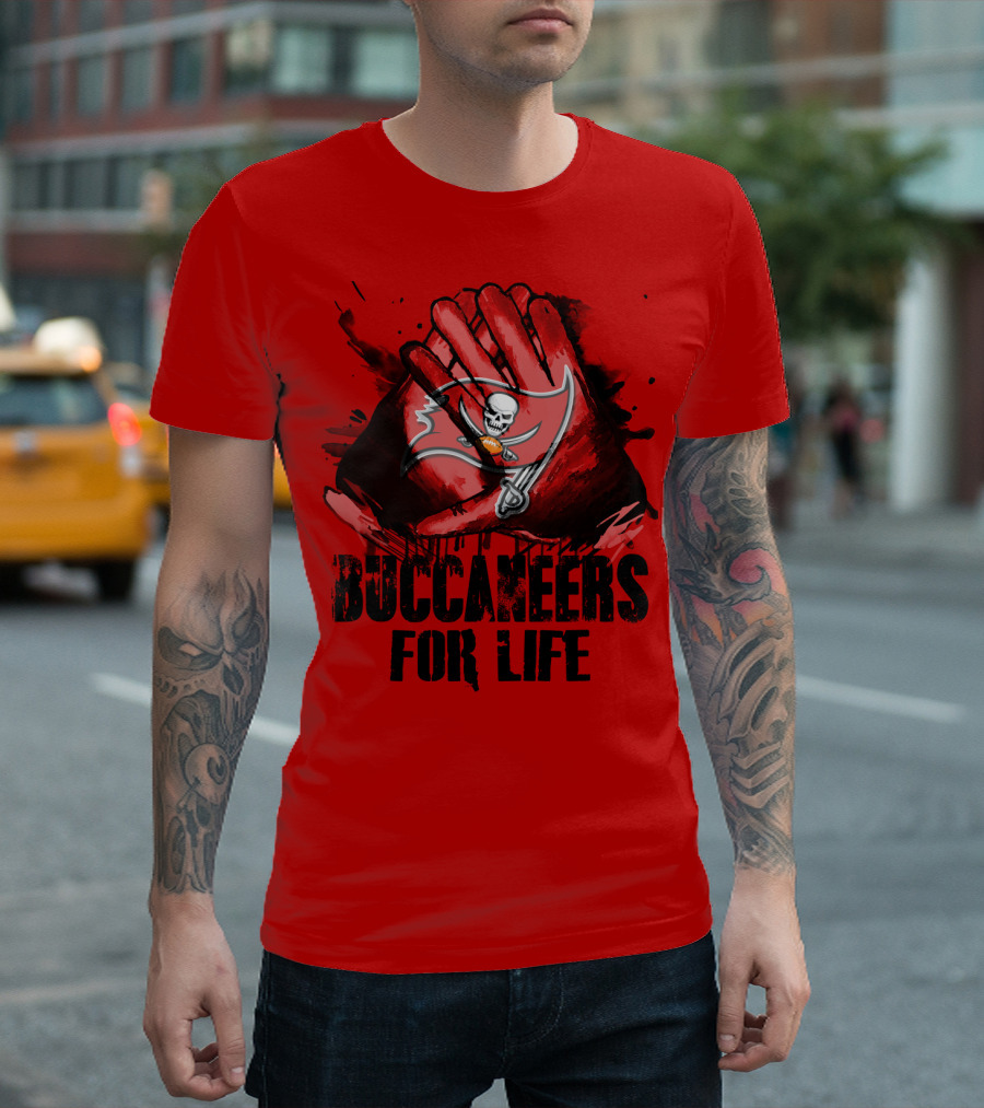 Buccaneers For Life Tampa Bay Buccaneers T-Shirt