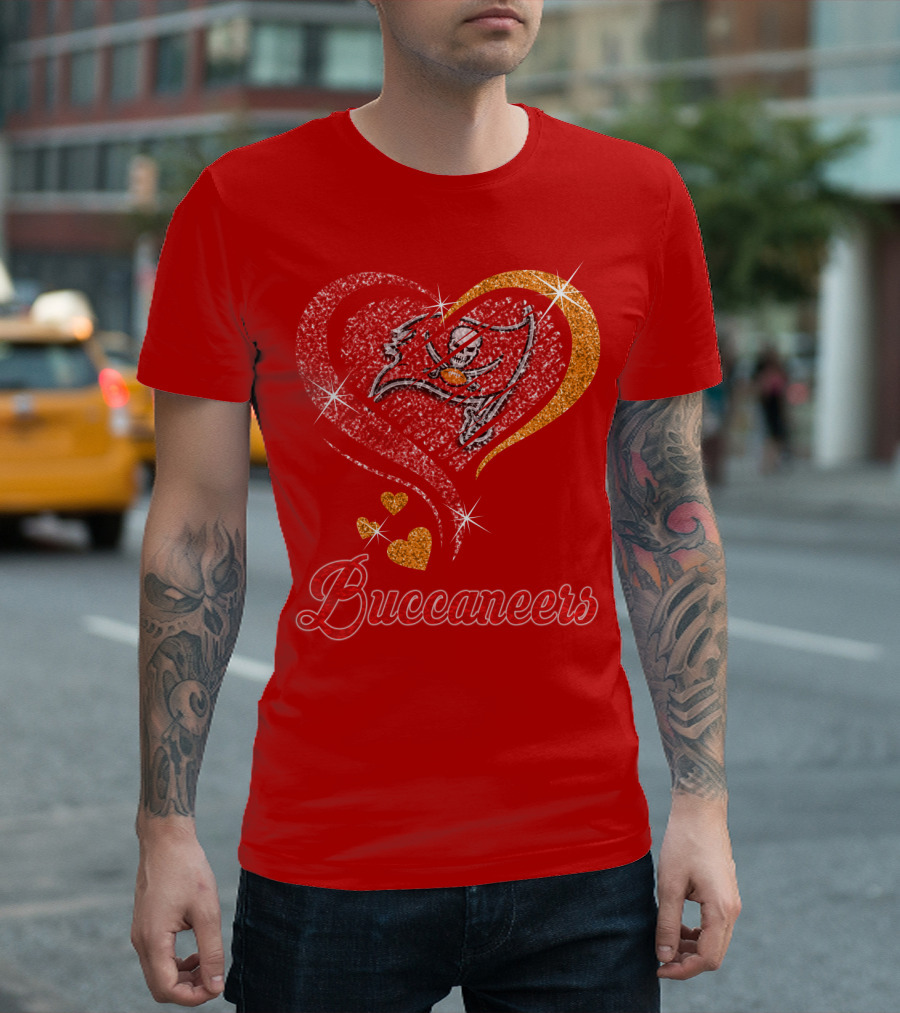 Buccaneers Heart T-Shirt