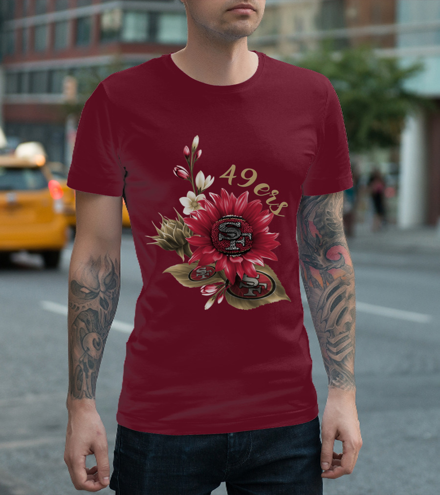 San Francisco 49ers Floral T-Shirt