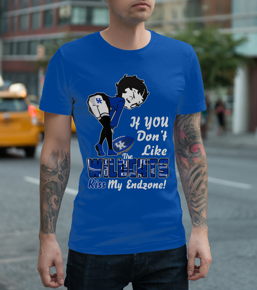 If You Don't Like The Wildcats Kiss My Endzone T-Shirt