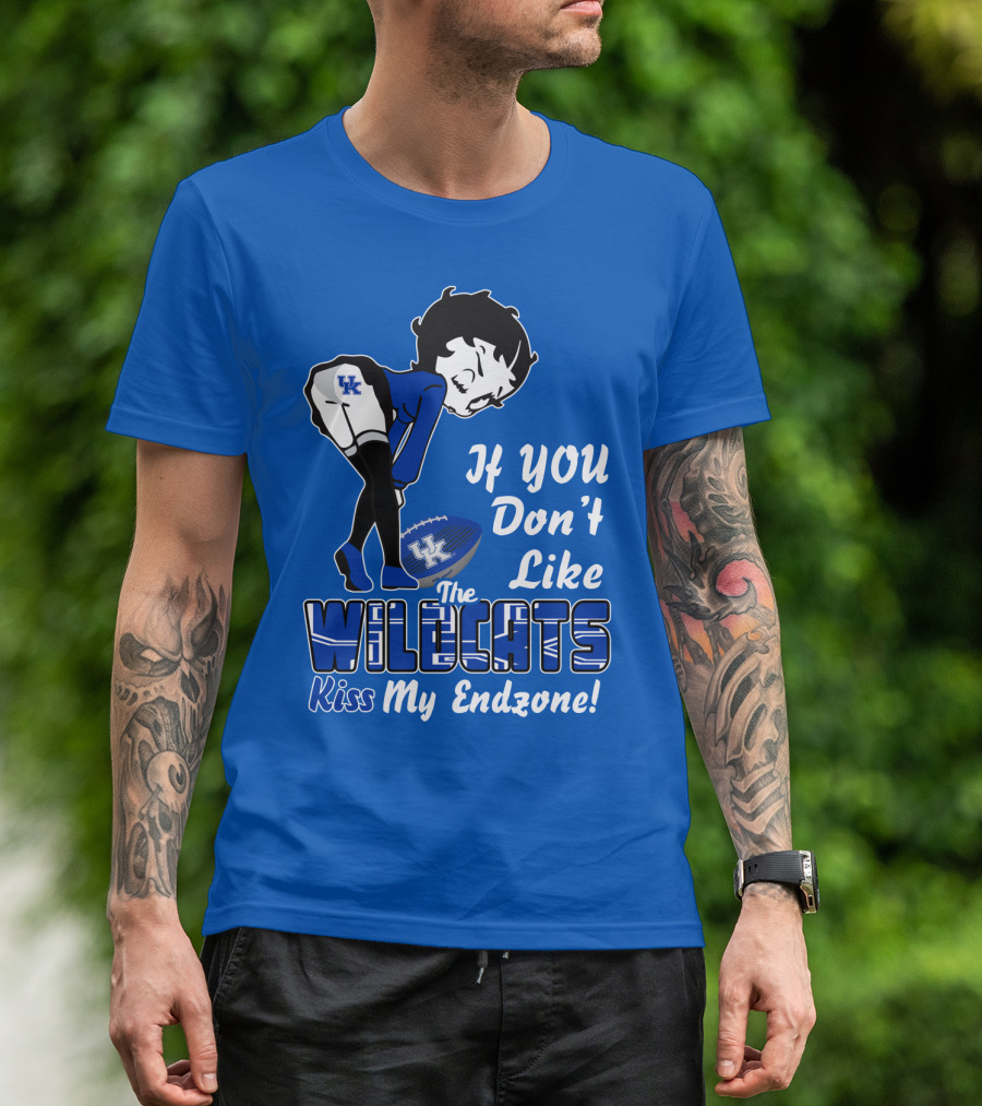 If You Don't Like The Wildcats Kiss My Endzone T-Shirt