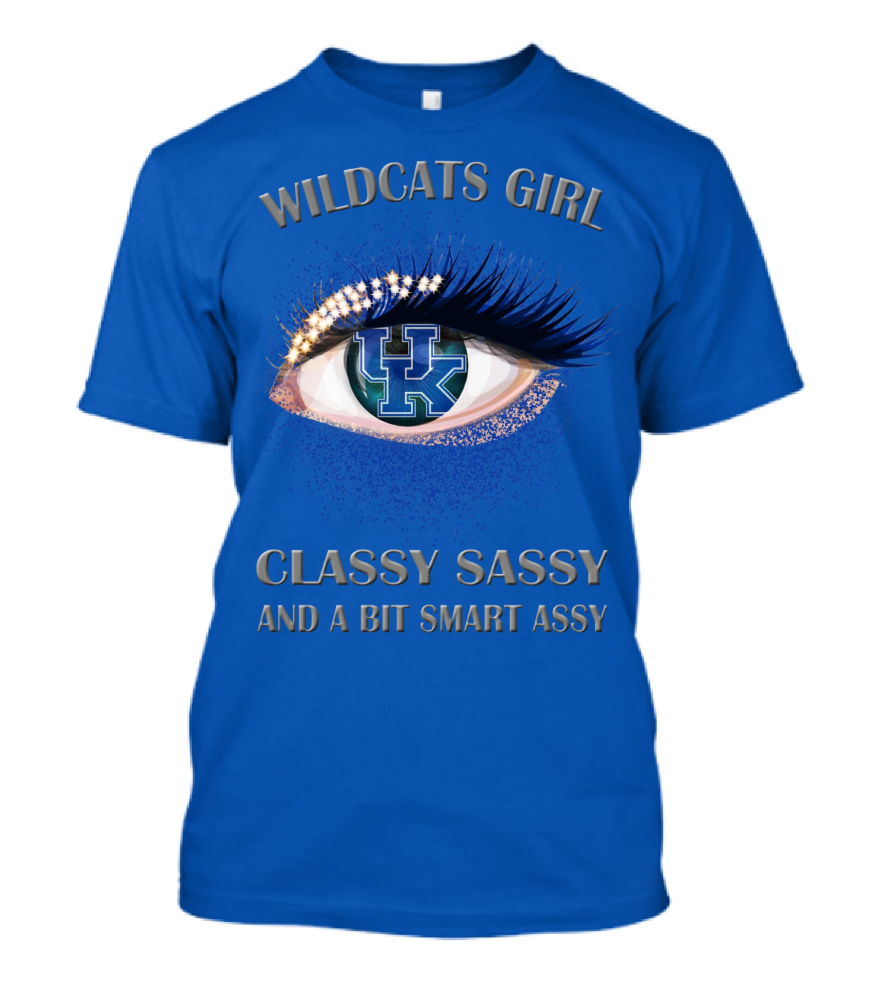 Wildcats Girl Classy Sassy And A Bit Smart Assy Kentucky Wildcats T-Shirt