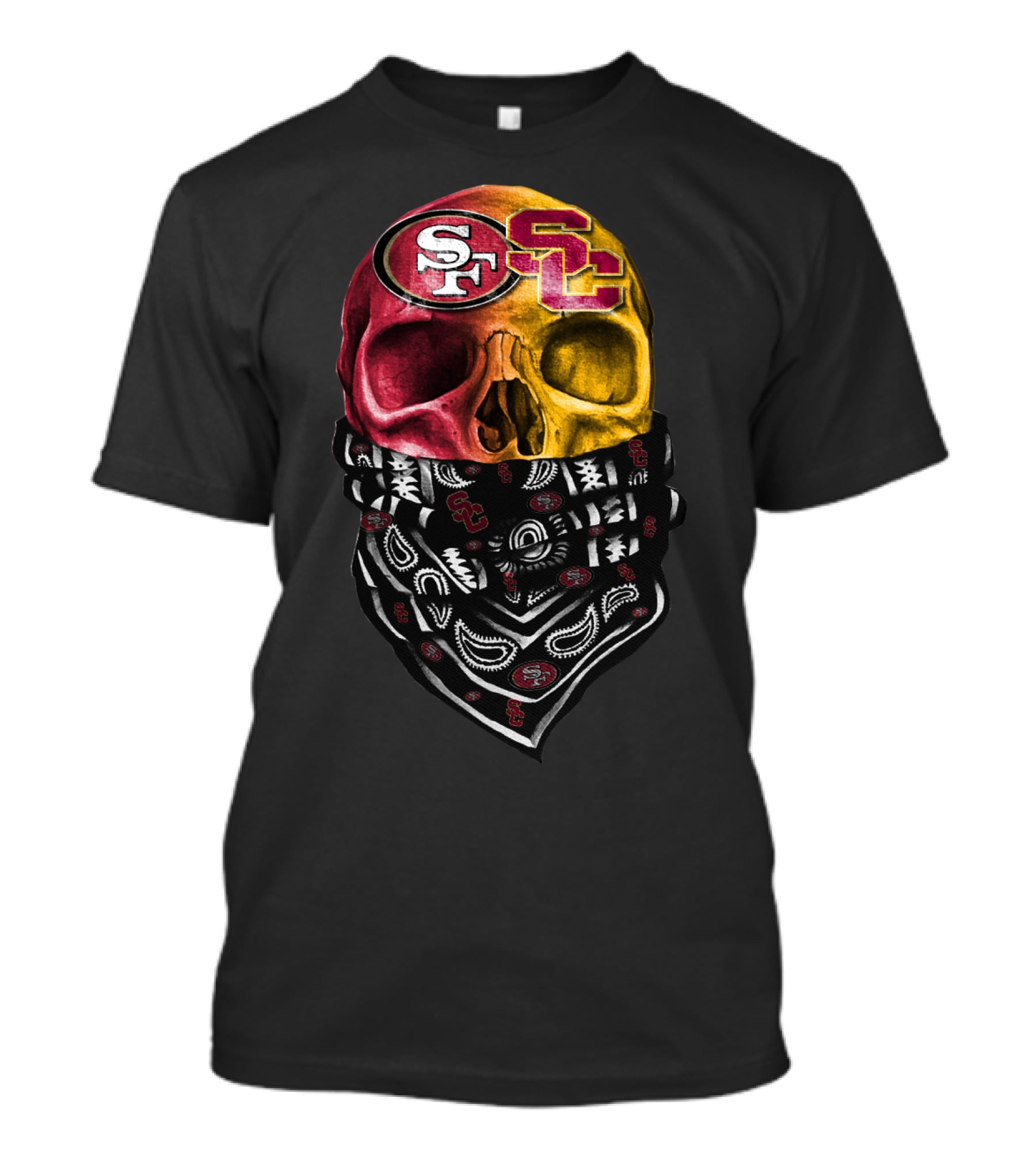 Sf Sc Skull Bandana T-Shirt
