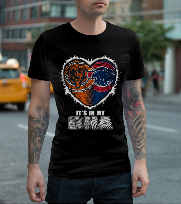 It's In My Dna Bears Cubs Heart T-Shirt