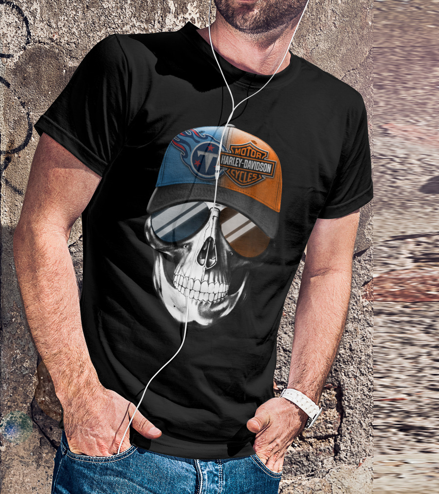 Harley Davidson Titans Skull 31Hl T-Shirt