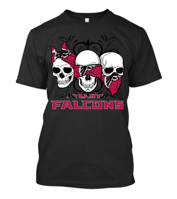 Skull Atlanta Falcons T-Shirt