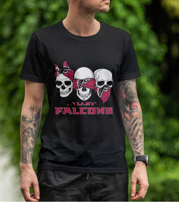 Skull Atlanta Falcons T-Shirt