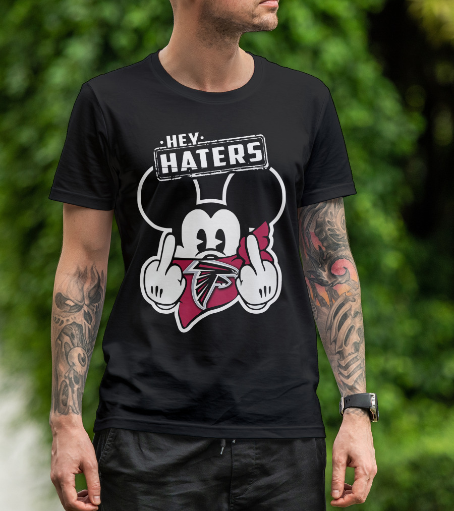 Hey Haters Mickey Mouse Atlanta Falcons T-Shirt