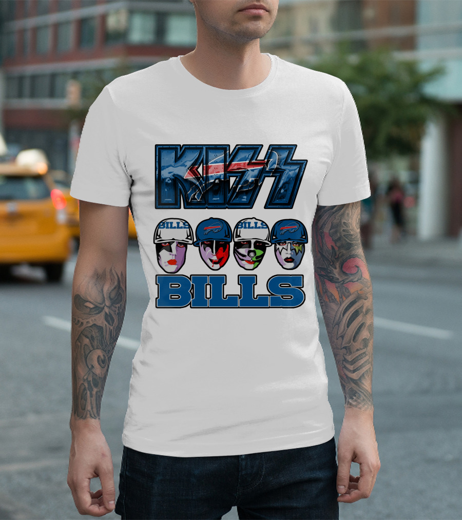 KISS Buffalo Bills Facepaint T-Shirt