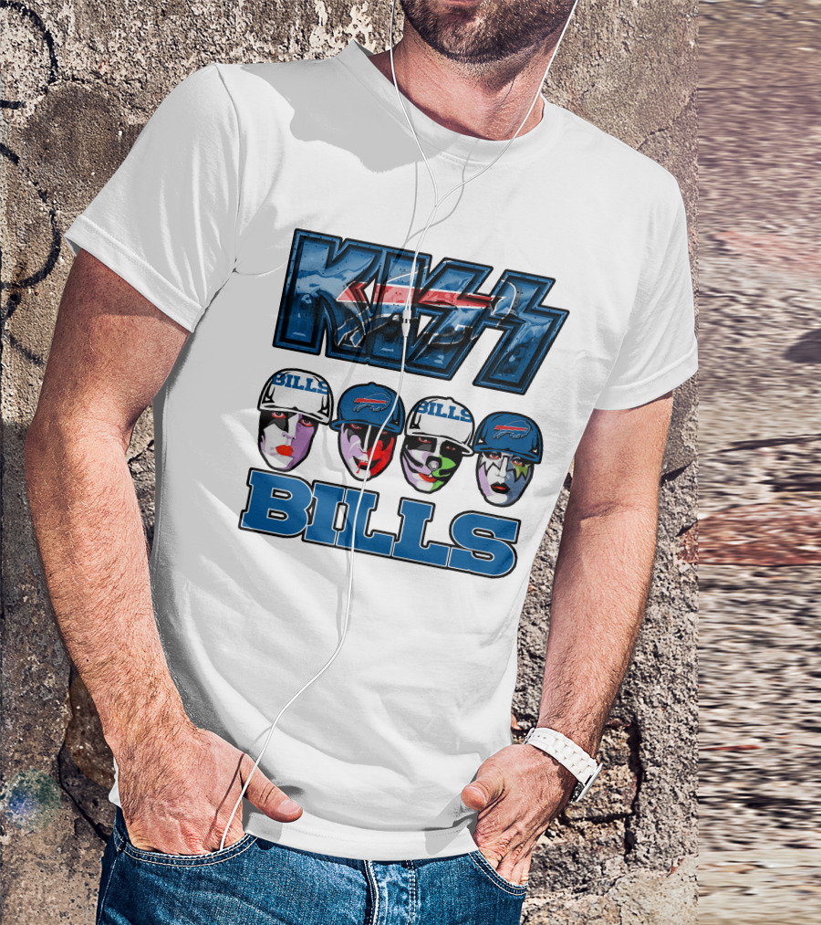 KISS Buffalo Bills Facepaint T-Shirt