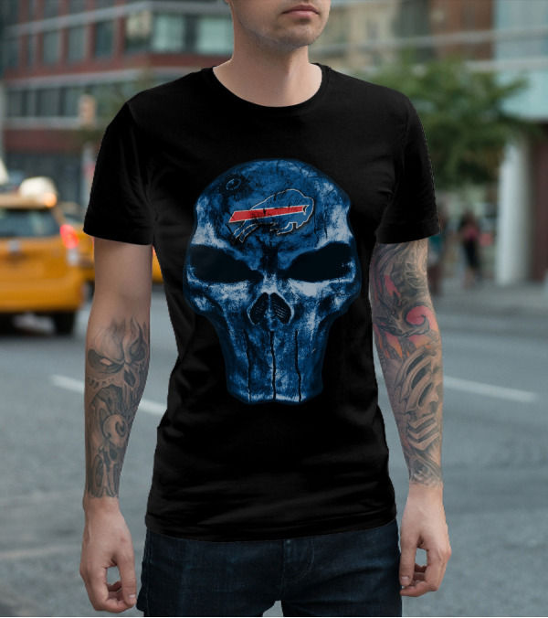Buffalo Bills Skull T-Shirt