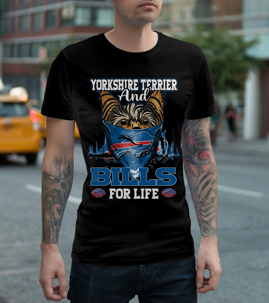 Yorkshire Terrier and Bills for Life T-Shirt