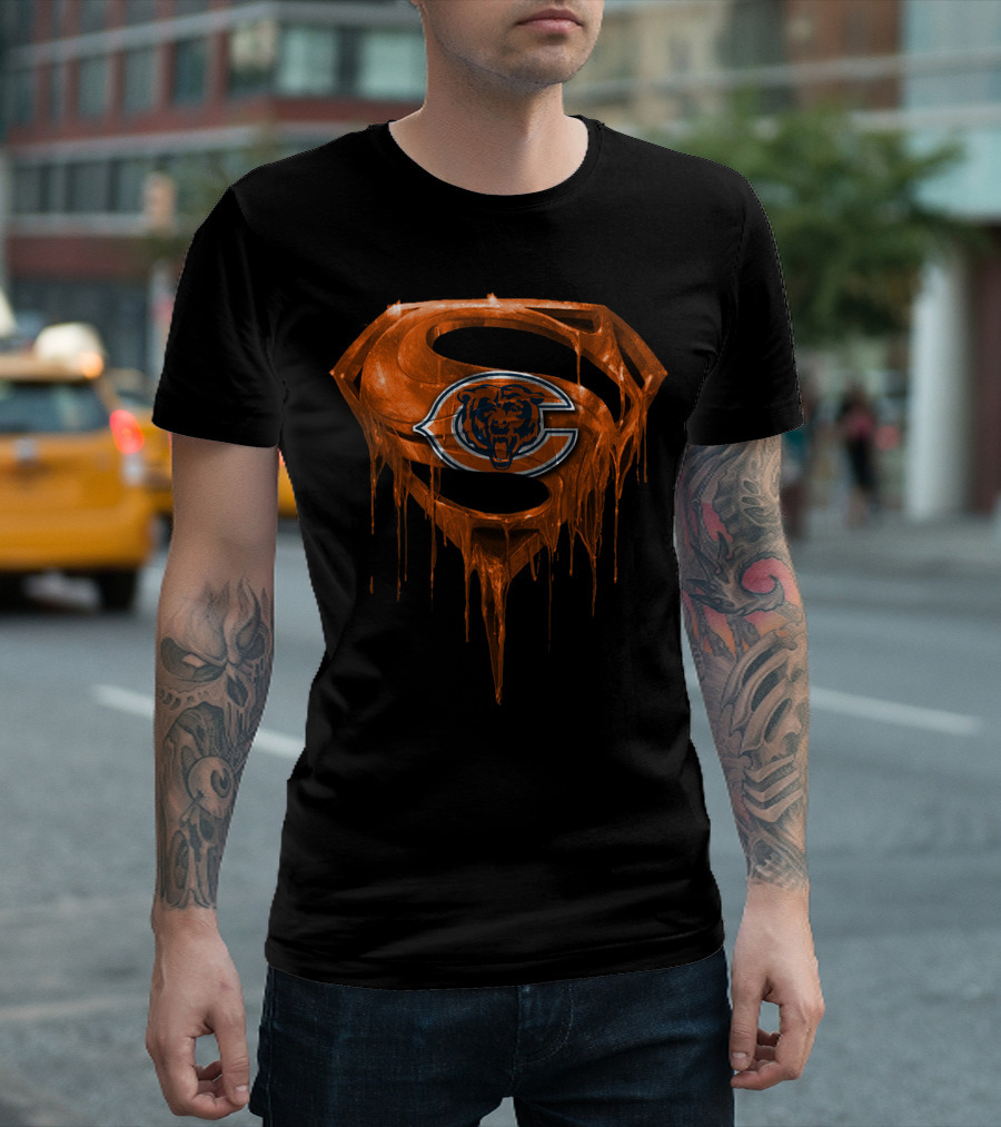Chicago Bears Superhero Crossover T-Shirt