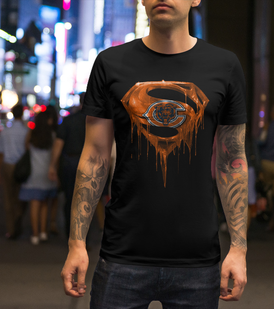 Chicago Bears Superhero Crossover T-Shirt