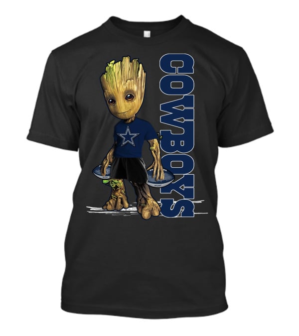 Groot V1 Dallas Cowboys Nfl Team T-Shirt