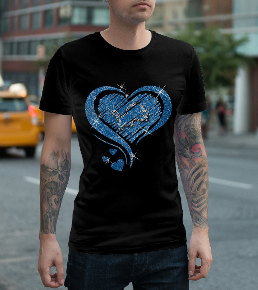 Heart Diamond Lions Sparkle T-Shirt
