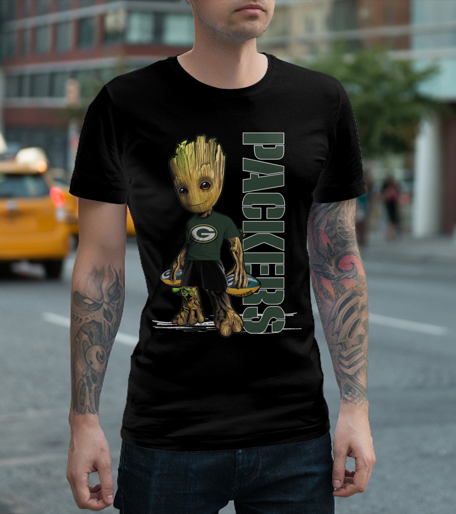 Groot Green Bay Packers Football Fans T-Shirt